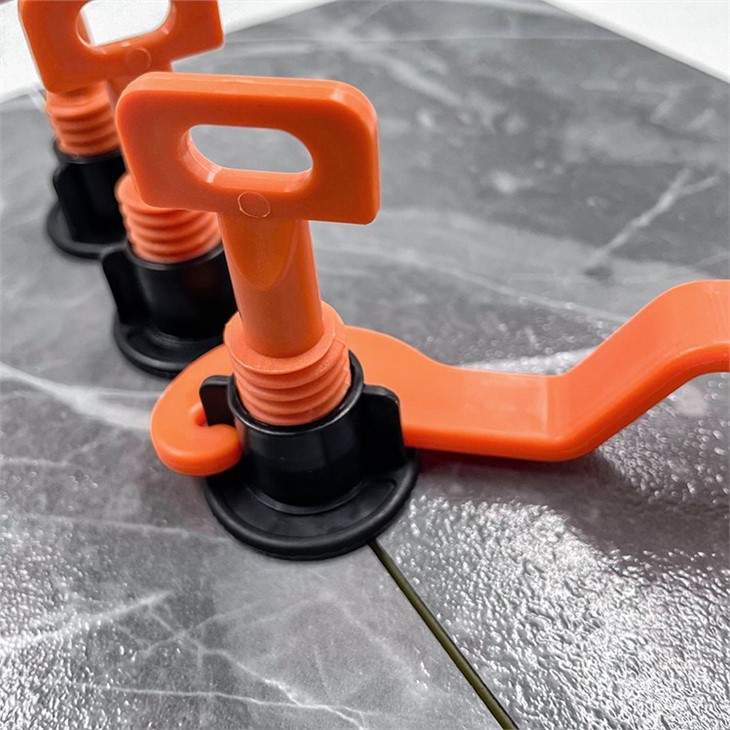 Tile leveling handle