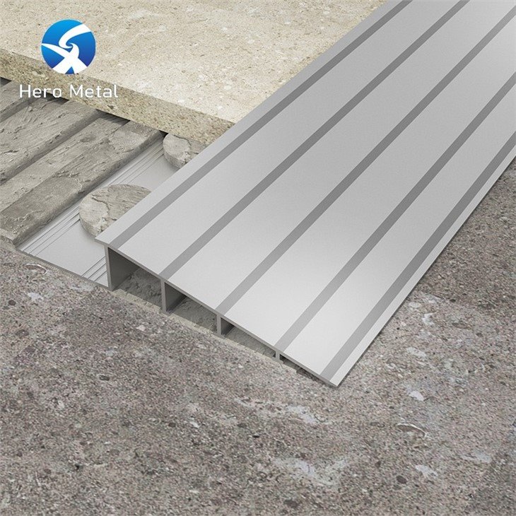 metal transition strip tile to wood