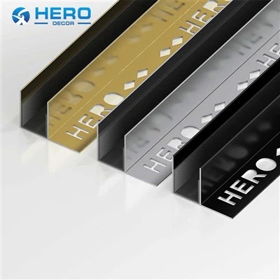 F আকৃতি Anodized অ্যালুমিনিয়াম প্রোফাইল